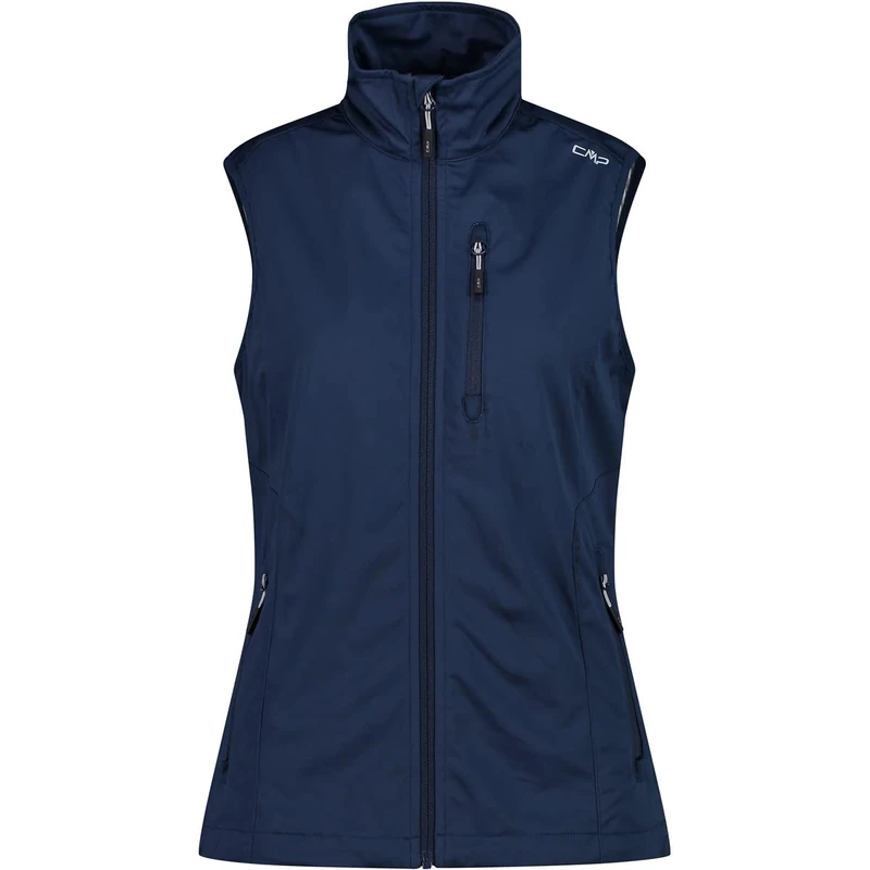 CMP WOMENS VEST, BLUE-GHIACCIO, XS