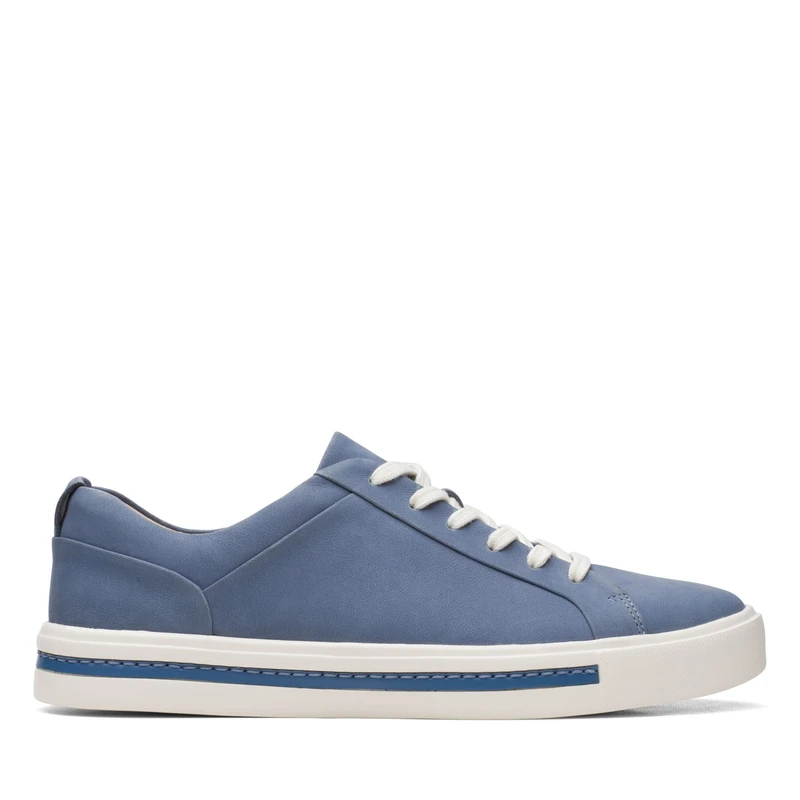 Clarks Women's Sneaker, Denim Blue, 7 UK