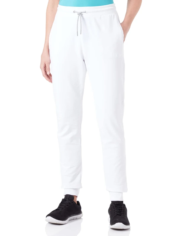 CMP Strecth French Terry Long Pant, Woman, White, 42 - Image 1