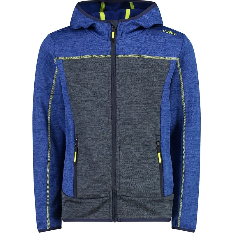 CMP Boys' Melange Knitted Hooded Jacket Kid Jacket Fix Hood