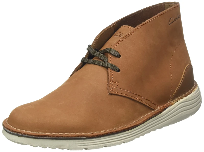 Clarks Men's Brahnz Mid Chukka Boot, Tan nubuck, 6 UK - Image 1