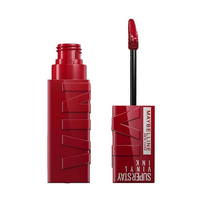 Maybelline New York Super Stay Vinyl Ink Liquid Lip Colour, 16HR Long-Lasting, Ultra-Pigmented, Smudge & Transfer-Proof, High Shine Finish, Vegan Formula for Comfortable Wear, Shade: 10 Lippy