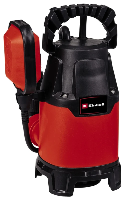 Einhell Dirty Water Pump 330W for Extraction of Ponds, Excavations, Cellar Areas and Rain Water, 9,500 L/h Flow Rate, Max. 6m Delivery Height, Ø 25mm Foreign Object GC-DP 3325 - Image 1