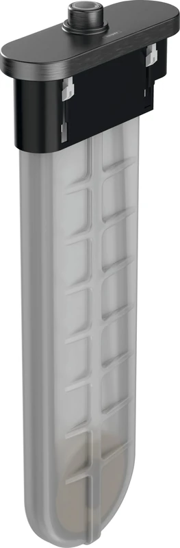 hansgrohe 28020340 Hose Box (sBox) Oval Finished Set, Brushed Black Chrome Complete