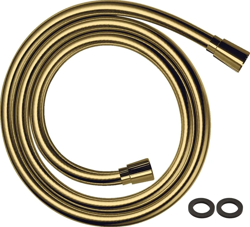 hansgrohe 28272990 Isiflex Shower Hose 1.25 m Polished Gold Look, 1,25m