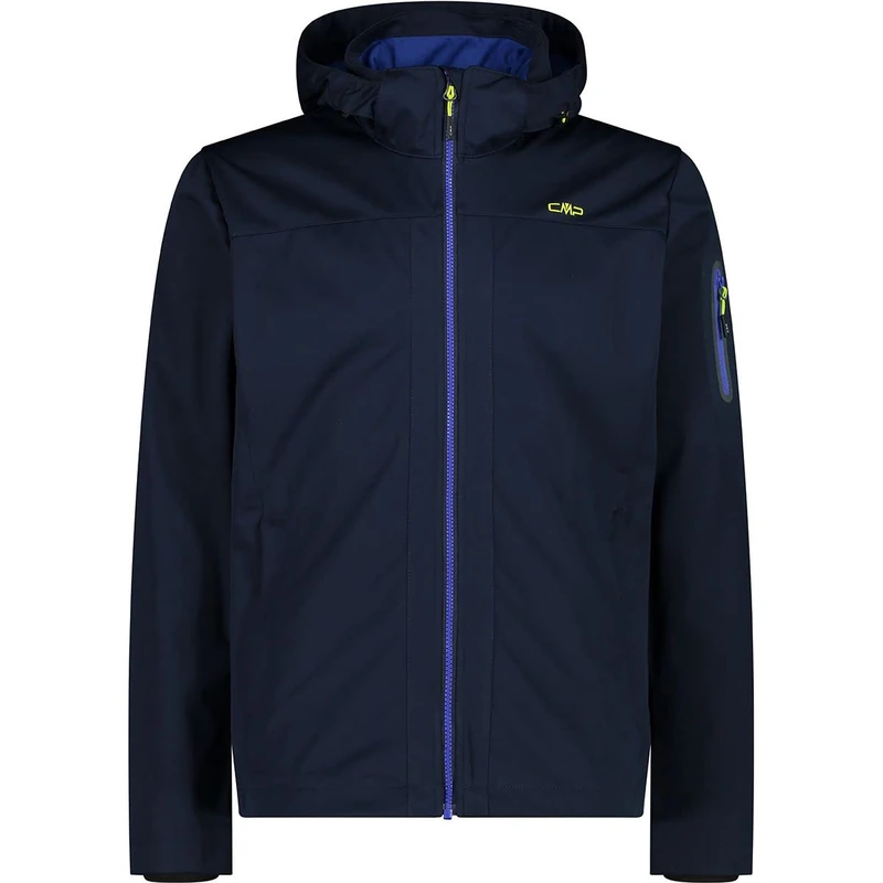 CMP Windproof and waterproof lightweight softshell jacket WP 8,000, Man, B.Blue-Bluish, 56
