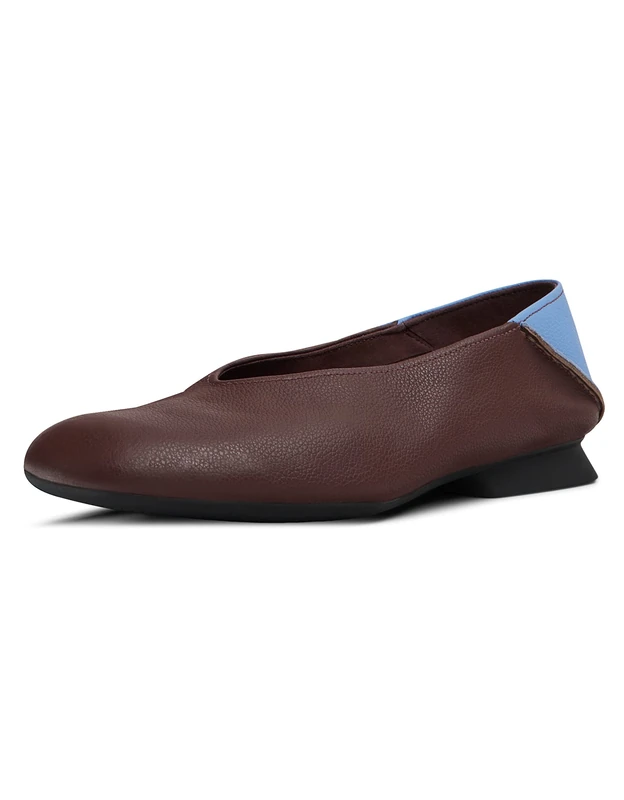 Camper Women's Casi Myra K201253 Ballerina Shoes, Burgundy 012, 4 UK