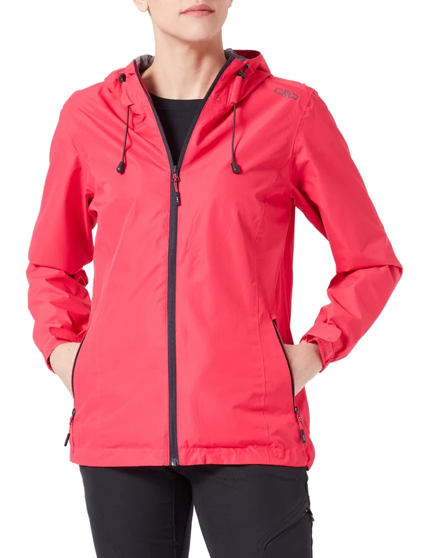 CMP - Woman Jacket Fix Hood, Strawberry, XXXL