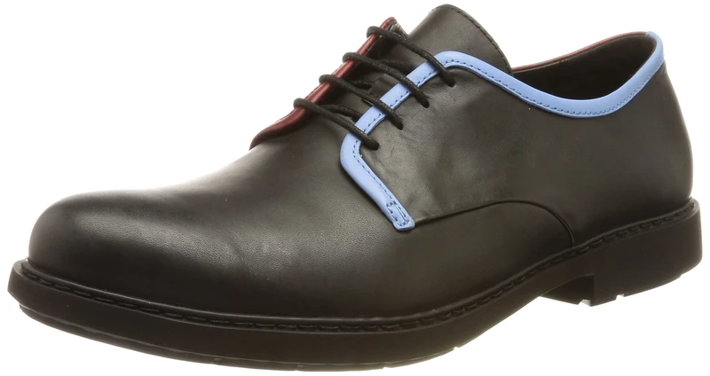 Camper Men's Neuman K100496 Oxford Shoes, Black 007 TWS, 9 UK
