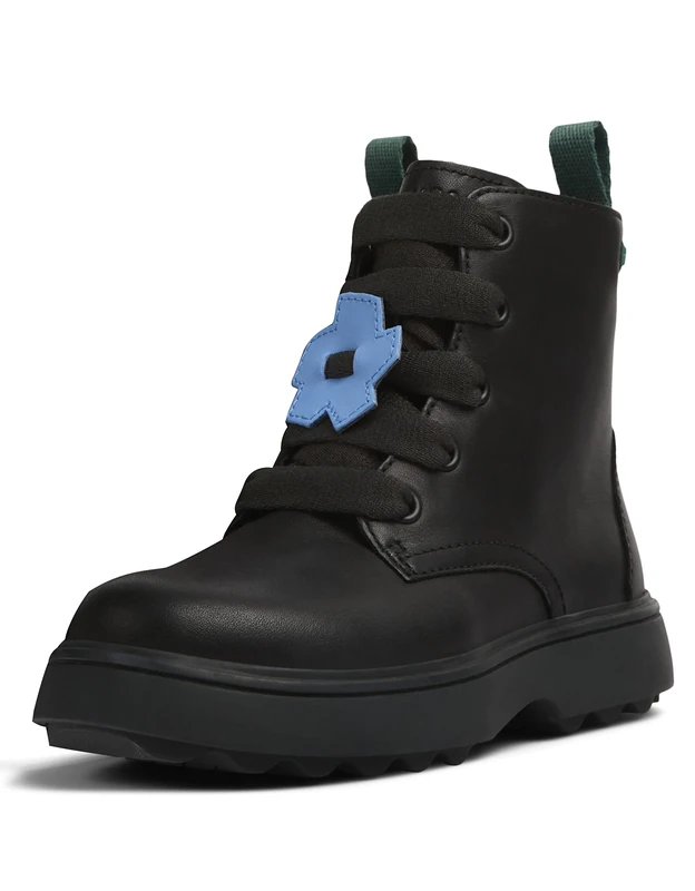 Camper Girls' Norte K900150 Ankle Boot, Black 012 Tws, 3 UK
