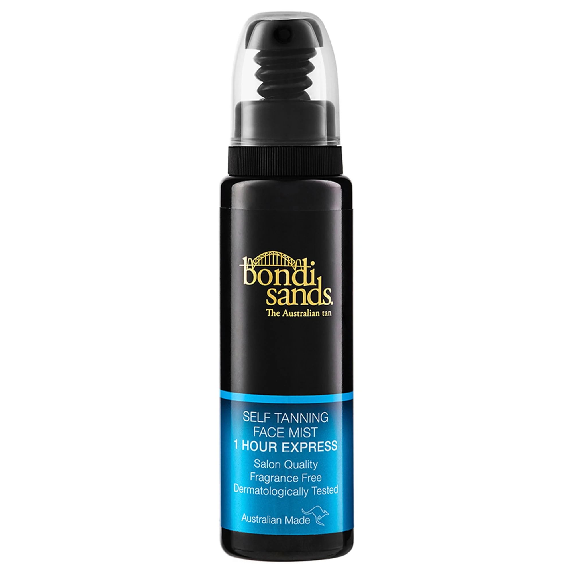 Bondi Sands 1-Hour Express Self Tanning Face Mist | Lightweight, Fragrance-Free Formula Quickly Provides a Natural, Flawless Bronzed Glow, Non-Comedogenic, Vegan + Cruelty Free | 70 mL/2.36 Oz