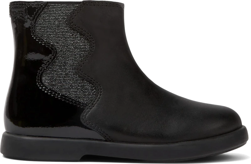 Camper Boy's Girl's Duet Kids Ankle Boot, Black, 7.5 UK Child