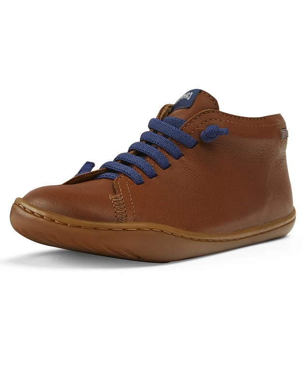 Camper Boy's Peu Cami Kids Ankle Boot, Medium Brown, 1.5 UK Narrow