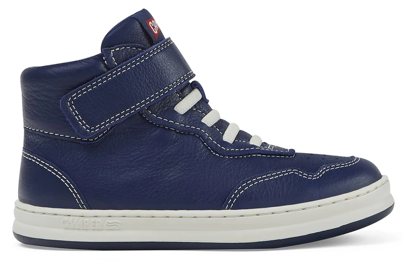 Camper Boy's Runner Four Kids Ankle Boot, Navy, 11 UK Child