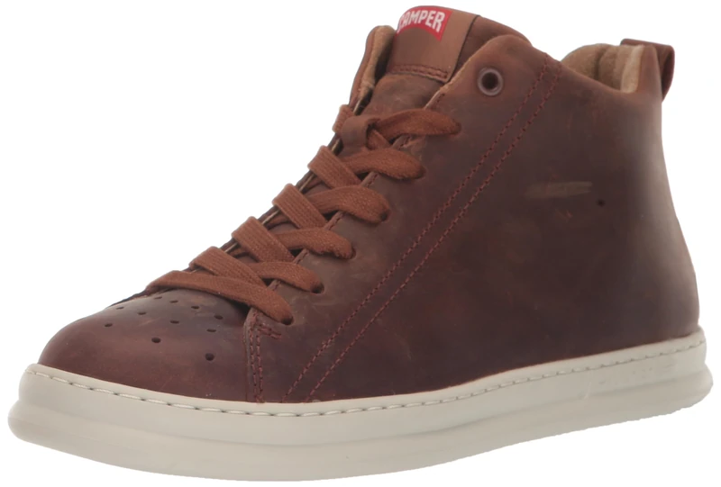 Camper Men's Runner Four K300347 Sneaker Bootie, Brown 009, 11 UK