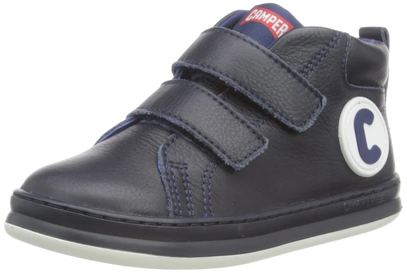 Camper Boy's Runner Four Kids Ankle Boot, Navy, 2.5 UK