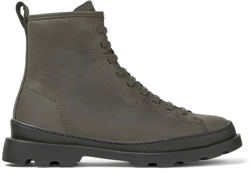 Camper Women's Brutus K400325Medium Lace Boot, Grey 029, 2 UK