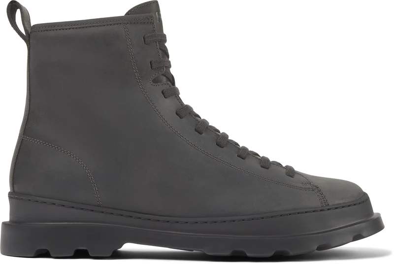 Camper Brutus Hombre, Mid Calf Boot, Dark Gray,