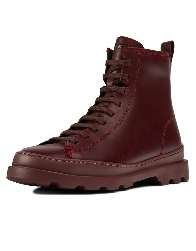 Camper Women's Brutus K400325 Mid Calf Boot, Bordeaux, 4 UK