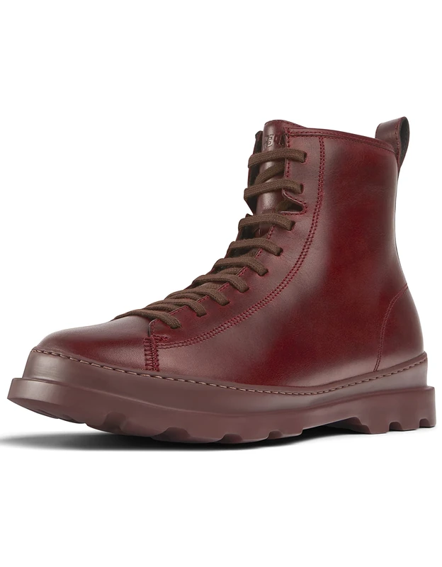 Camper Men's Brutus K300245Medium Lace Boot, Burgundy 017, 12 UK