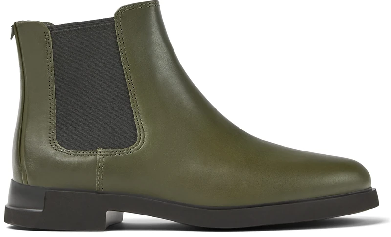 Camper Iman K400299 Women's Chelsea Boot, Green 019, 3 UK