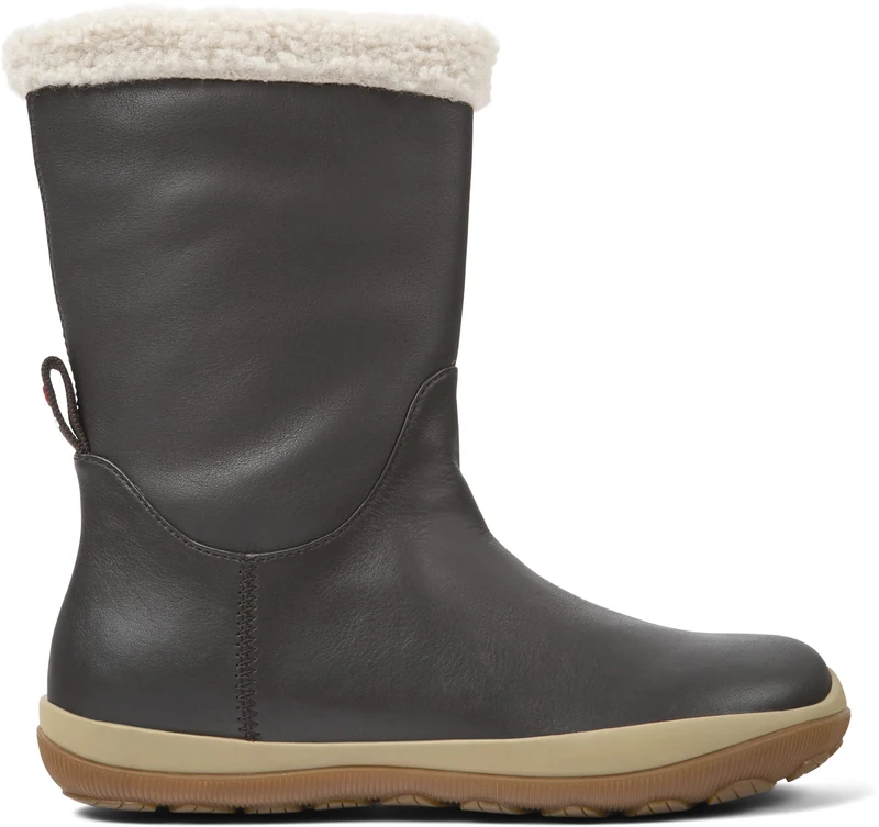 Camper Women's Peu Pista GM K400649 Mid Calf Boot, Brown 002, 5 UK