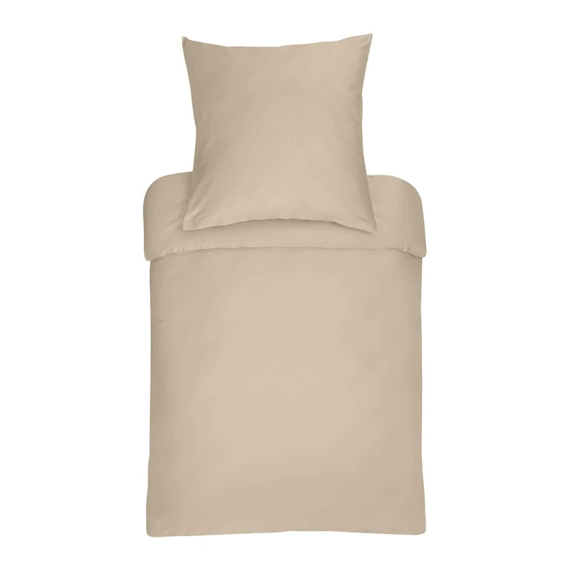 Bassetti Bed Linen Set, Cotton, Beige, 200 cm
