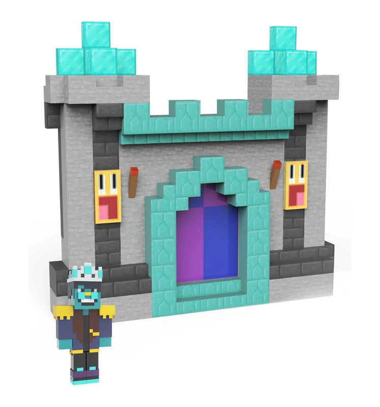 Minecraft Creator Series Party Supreme’s Palace Playset with Lights, Music & 3.25-inch Action Figure, Collectible Toy Gift for Ages 6 Years & Older