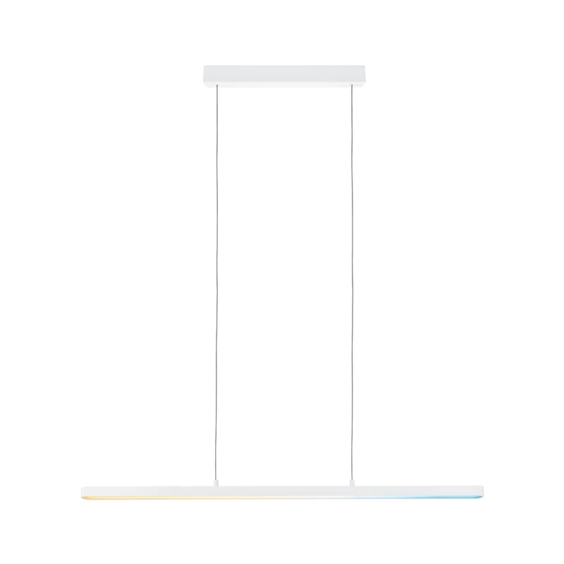 Paulmann 79903 LED pendant luminaire Lento Smart Home Bluetooth incl. 1x43W Dimmable Tunable White White Aluminium, Plastic Ceiling luminaire 2700K