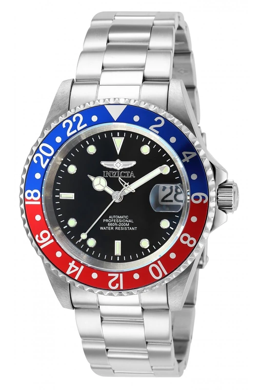 Invicta Pro Diver 8926BRB Watch - Waterproof - Analogue - Automatic Movement - Stainless Steel with Black dial - 40mm