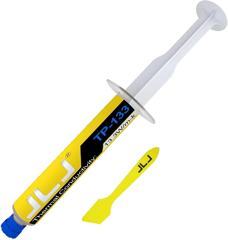 JLJ Thermal Paste with Tool Kit, 40G CPU Paste Thermal Compound Paste Heatsink for IC/Processor/CPU/GPU/PS4/All Coolers, Carbon Based High Performance, Thermal Interface Material