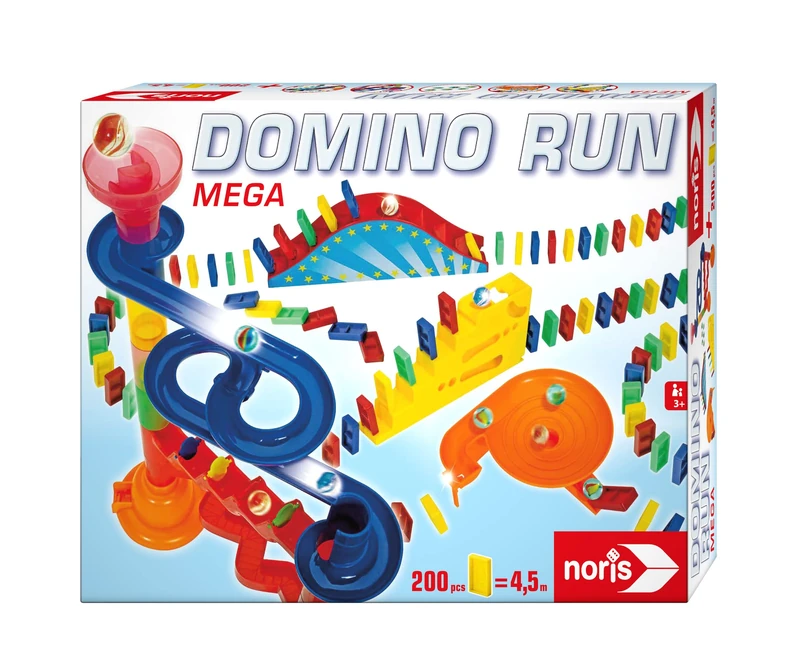 Noris Domino Run Mega - 200 Piece Marble Run Set
