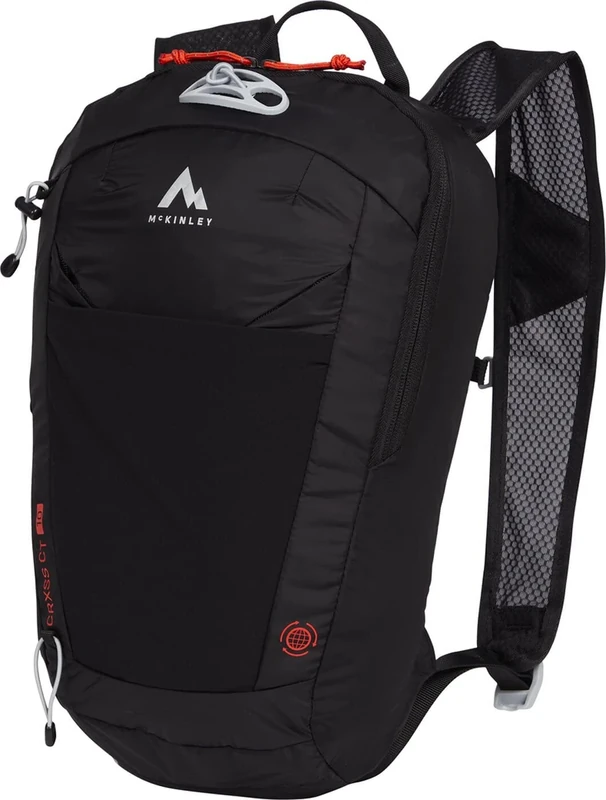 McKINLEY Crxss I CT External Frame Camping & Hiking Backpacks Black Night/Red 20