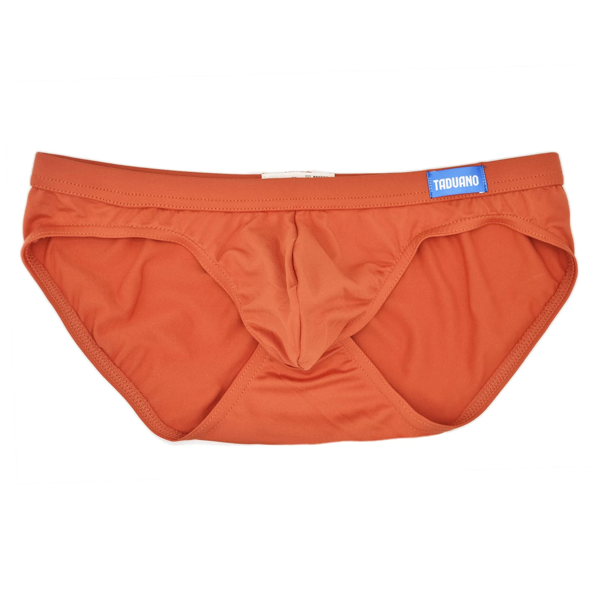 TADUANO Men's Underwear Bikini Briefs Low Rise Sexy Fashion with Pouch Solid Color Comfortable (3XL,Red)