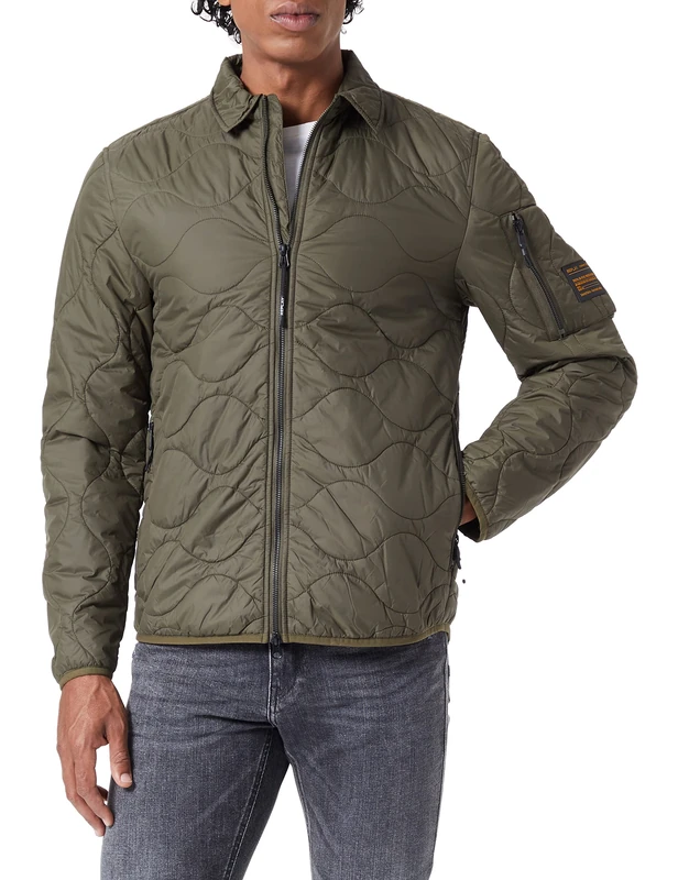REPLAY Men's Jacket, 950 Military, S