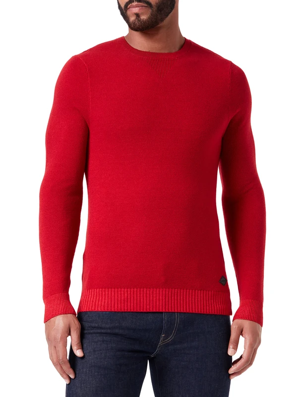 REPLAY Men's uk8506 Sweater, 158 Red, M