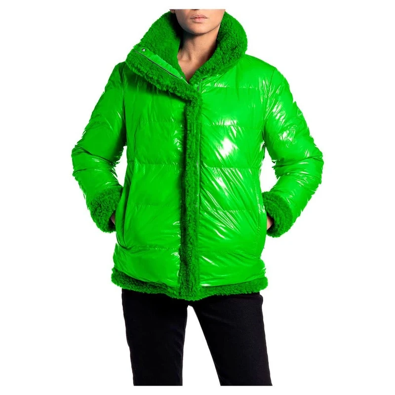 REPLAY Women's W7737 Jacket, 537 Green, M