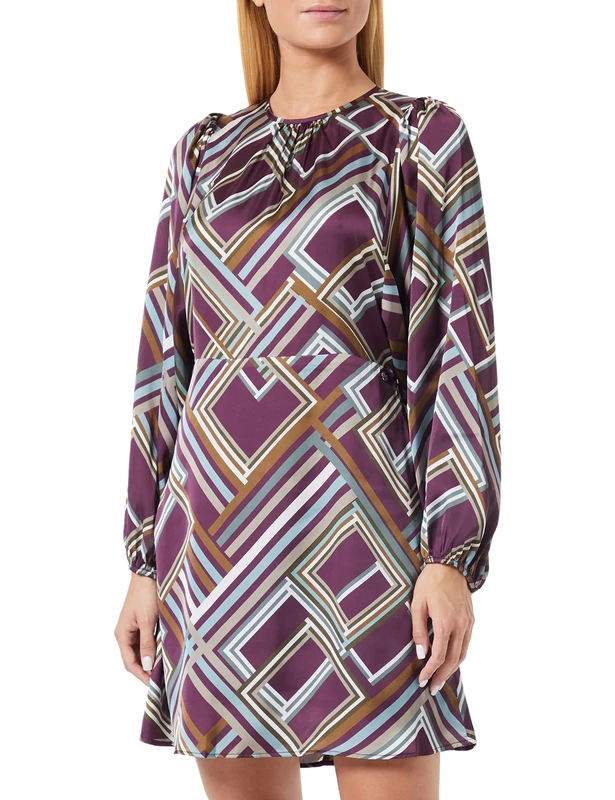 REPLAY Women's W9788 Dress, 010 Multicoloured, XS