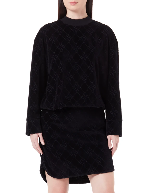 REPLAY Women's W9796 Dress, 098 Black, L