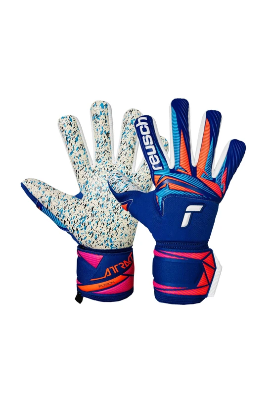 Reusch Professional Goalkeeper Gloves Men Adults Strong Grip 4 mm Professional Adhesive Foam Breathable for Training & Play Artificial Grass & Natural Grass Size 7.5-11 Attractive Fusion NC