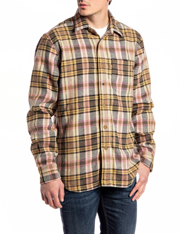 REPLAY Men's M4095 Shirt, 010 Multicolour, S
