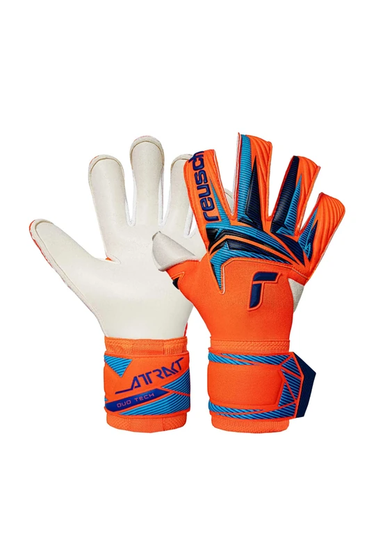 Reusch Professional Goalkeeper Gloves Men Adults Extreme Grip, Ball Control Breathable for Training & Play Artificial Grass & Natural Grass Size 7.5-12 Attractive Duo Evolution - Image 1