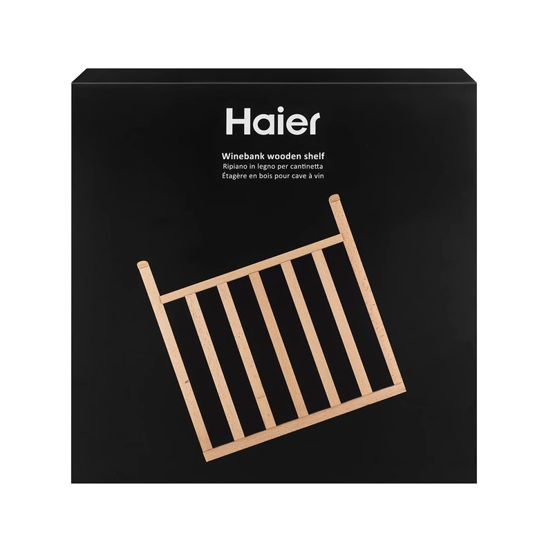 Haier Wooden Shelf for Wine Cellar, Maximum Storage Capacity, Elegant and Quality, Original Haier, 48748025mm, Wood