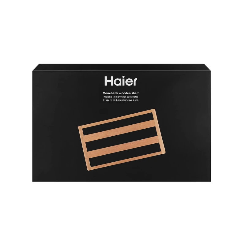 Haier Wooden Shelf for Wine Cellar, Maximum Storage Capacity, Elegant and Quality, Original Haier, 417 x 237 x 10 mm, Wood