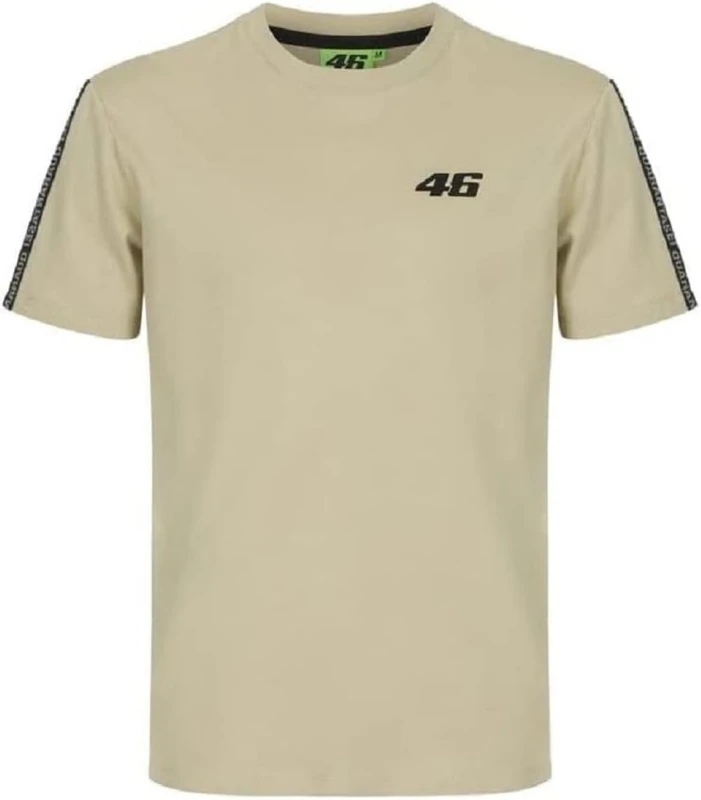 VR 46 Men's Core 46 T-Shirt, Dove Grey, XS