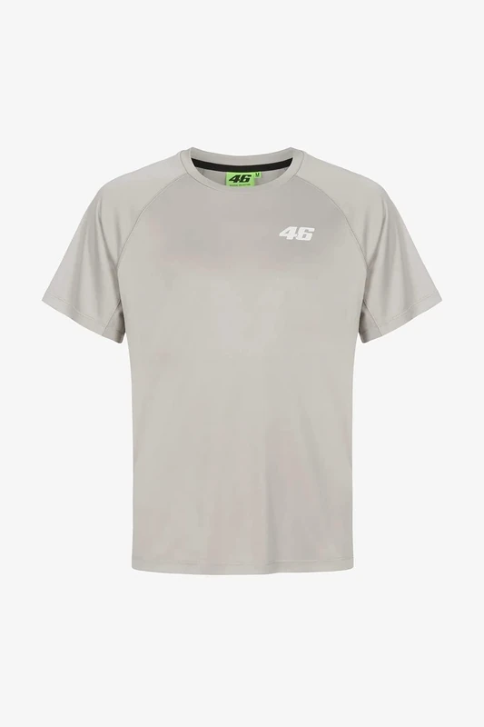VR 46 Men's Core 46 T-Shirt, Light Grey, XS