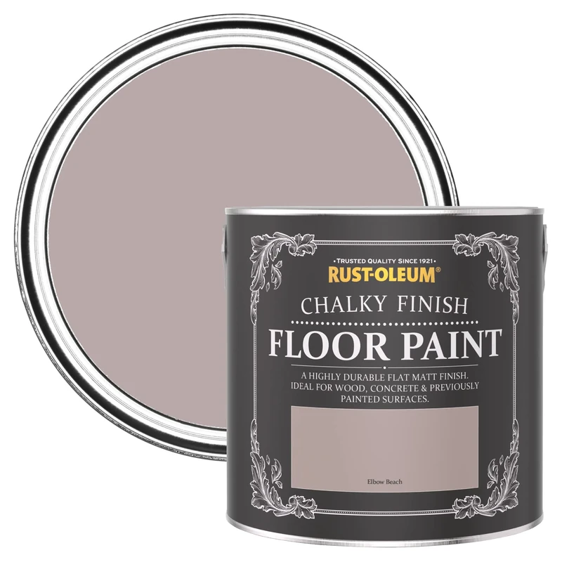 Rust-Oleum Pink Scratch-Proof Floor Paint in Matt Finish - Elbow Beach 2.5L