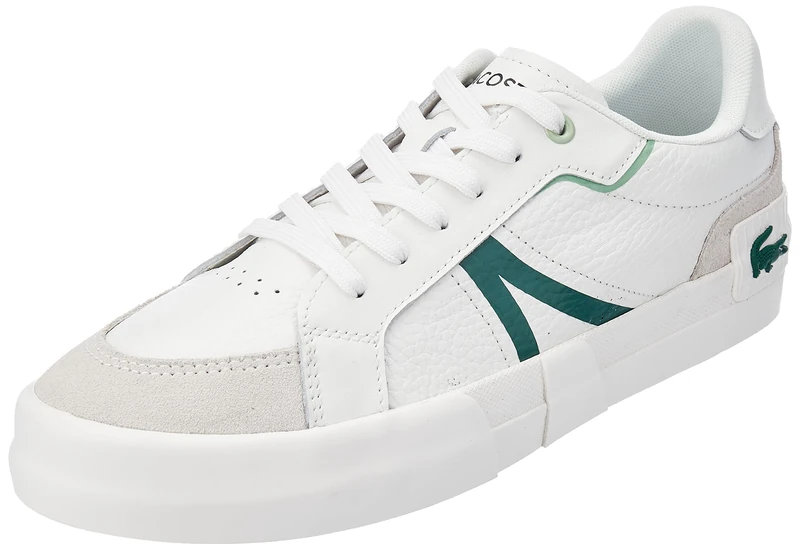 Lacoste Men's Sneakers L004, Wht Grn, 8 UK