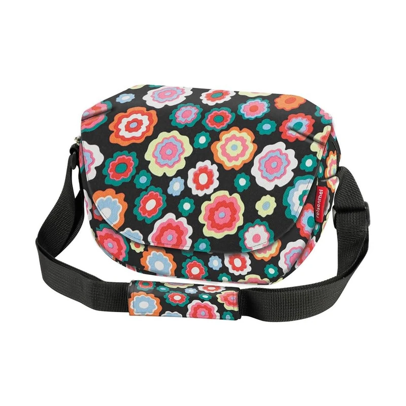 Klickfix Unisex Adult Funbag Handlebar Bag, Happy Flowers, 4 Litres