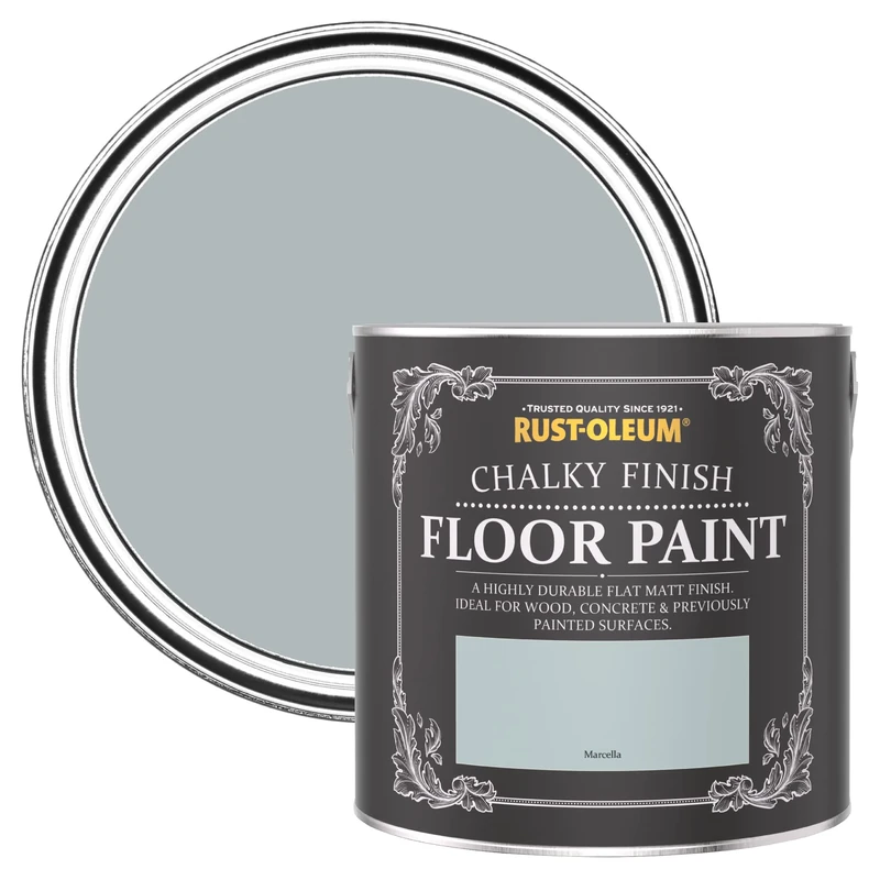 Rust-Oleum Blue Scratch-Proof Floor Paint in Matt Finish - Marcella 2.5L